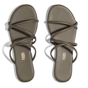 TKEES Sloane Sandal - Green/Olive